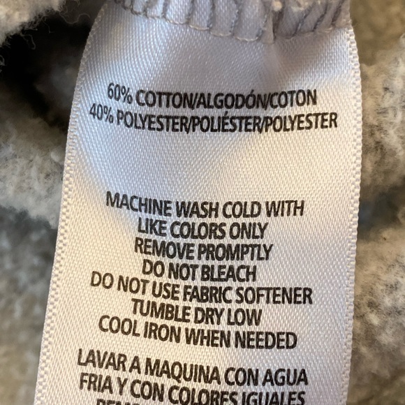 Calvin Klein Womens Grey Crew Neck Sweatshirt with White Knit Logo / Size M. - Picture 12 of 12